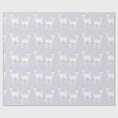 Deer Pattern - Kute kerstinpakpapier Cadeaupapier (Vlak)