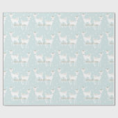 Deer Pattern - Kute kerstinpakpapier Cadeaupapier (Vlak)