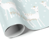 Deer Pattern - Kute kerstinpakpapier Cadeaupapier (Rol Hoek)