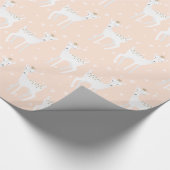 Deer Pattern - Kute Kerstmis Cadeaupapier (Hoek)