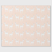 Deer Pattern - Kute Kerstmis Cadeaupapier (Vlak)