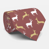 Deer Pattern Stropdas (Opgerold)