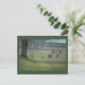 Deer Photo Briefkaart (Staand voorkant)