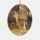 Deer Photo Ornament  (Rechts)