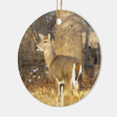 Deer Photo Ornament  (Links)