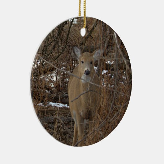 Deer Photo Ornament (Rechts)