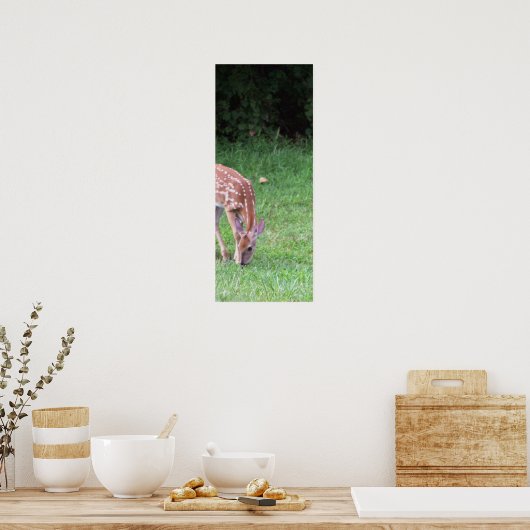 Deer Photo Poster (Keuken)