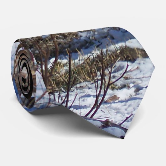 Deer Photo Stropdas (Opgerold)