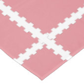 Deer Pink Peace Joy Wreath Tablecloth Tafelkleed (Gekanteld)