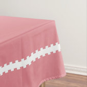 Deer Pink Peace Joy Wreath Tablecloth Tafelkleed (Voorbeeld)