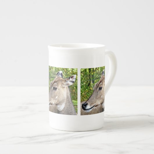 DEER PORSELEIN KOP (Voorkant rechts)