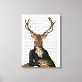 Deer Portrait Canvas Afdruk (Voorkant)