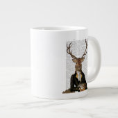Deer Portrait Grote Koffiekop (Voorkant rechts)