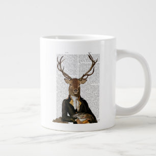 Deer Portrait Grote Koffiekop
