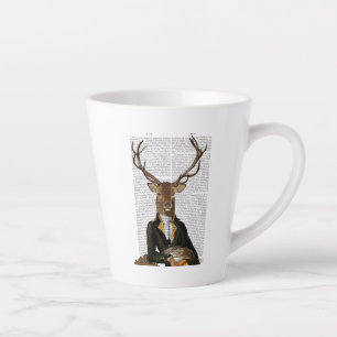 Deer Portrait Latte Mok