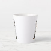 Deer Portrait Latte Mok (Voorkant)