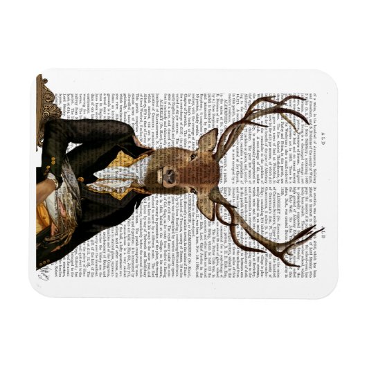 Deer Portrait Magneet (Horizontaal)