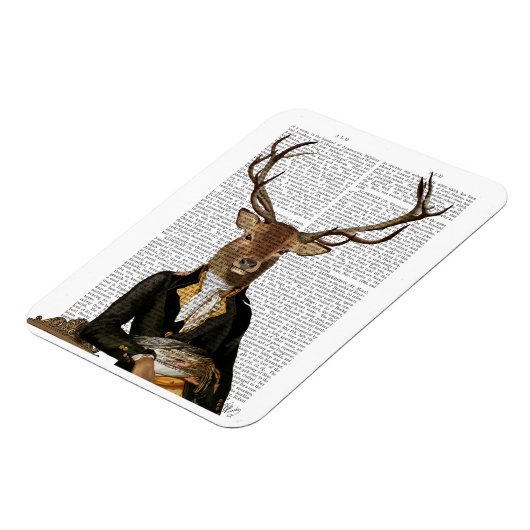 Deer Portrait Magneet (Linkerzijde)