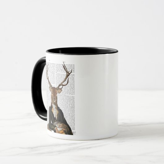 Deer Portrait Mok (Voorkant links)