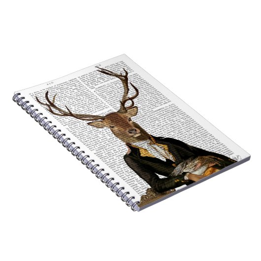 Deer Portrait Notitieboek (Rechterzijde)