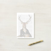 Deer Portrait Post-it® Notes (Op bureau)