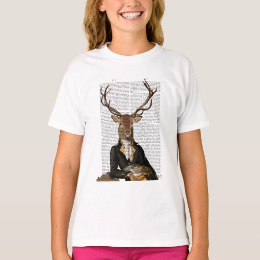 Deer Portrait T-shirt (Voorkant)