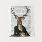 Deer Portrait Wandkleed (Voorkant)