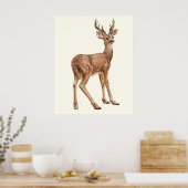 Deer Poster (Keuken)