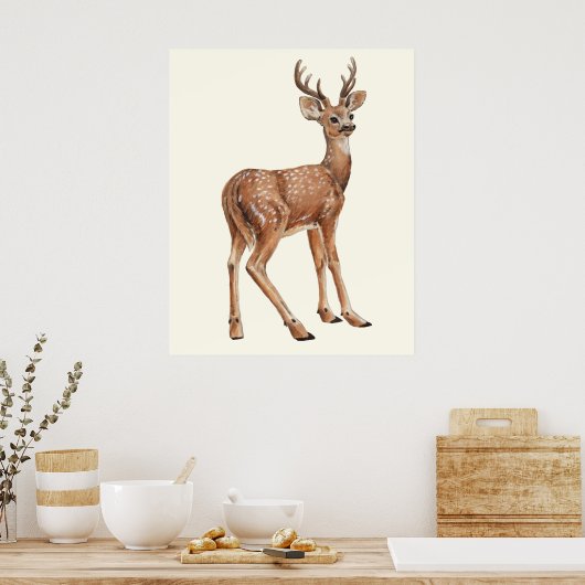 Deer Poster (Keuken)