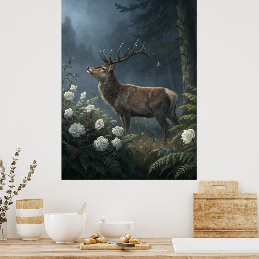Deer Poster (Keuken)