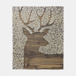 Deer Print Fleece Blanket