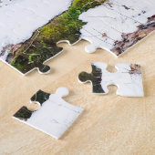 Deer Puzzle met witte vulling Legpuzzel (Zijkant)