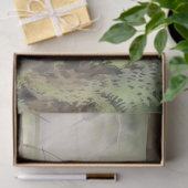 Deer Redwood Forest Waterverf Tissuepapier (Geschenk)