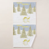 Deer Reflection Badhanddoek (Badhanddoek)