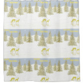 Deer Reflection Douchegordijn (Voorkant)