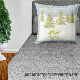 Deer Reflection Kussen