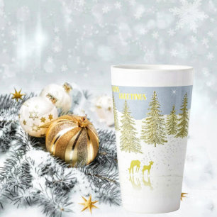 Deer Reflection Latte Mok