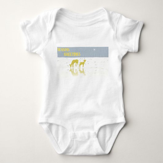 Deer Reflection-Star Romper (Voorkant)