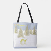 Deer Reflection Tote Bag (Achterkant)