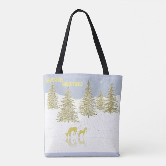 Deer Reflection Tote Bag (Achterkant)