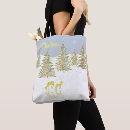 Deer Reflection Tote Bag (Dichtbij)