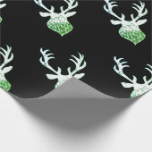 Deer, rendier, antler, pap-worp cadeaupapier (Hoek)