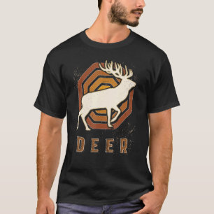 Deer Retro Classic Animal Love T-shirt