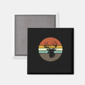 Deer Retro Magneet (Voorkant / Achterkant)