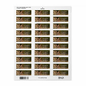 Deer Return Address Sticker (Full Sheet)
