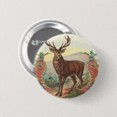 Deer Ronde Button 5,7 Cm (Voorkant /achterkant)