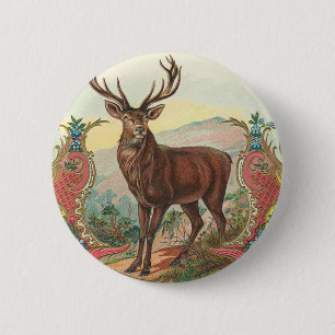 Deer Ronde Button 5,7 Cm