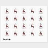 Deer Ronde Sticker (Vel)