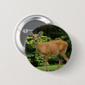 Deer Round Button (Voorkant /achterkant)