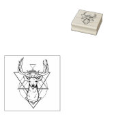 Deer Rubberstempel (Gestempeld)